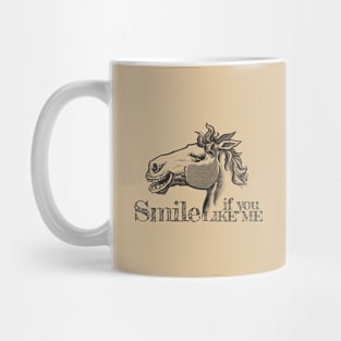 Vintage Horse Smile Mug